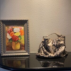 Rebecca Minkoff Nikki Hobo Snake Print